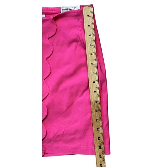 NWT Crown & Ivy Pink Pop Scallop Millennium Skort 4 - Picture 2 of 7